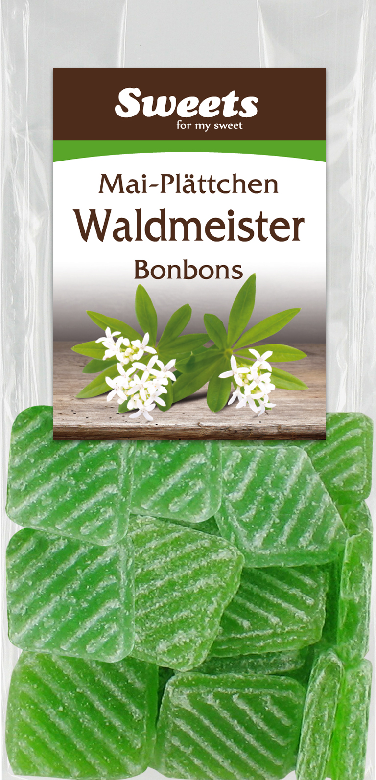 Mai-Plättchen ¨Waldmeister¨ Bonbons