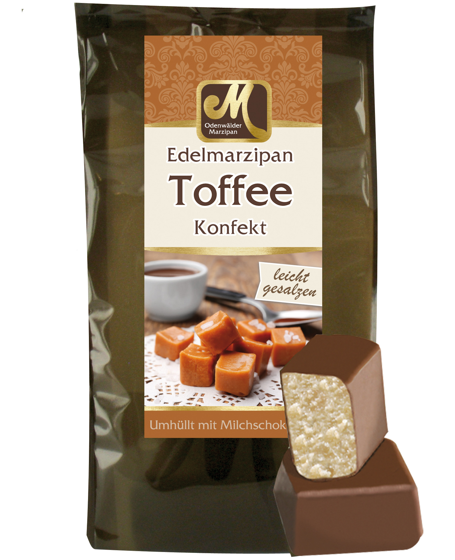 Karamell Marzipankonfekt