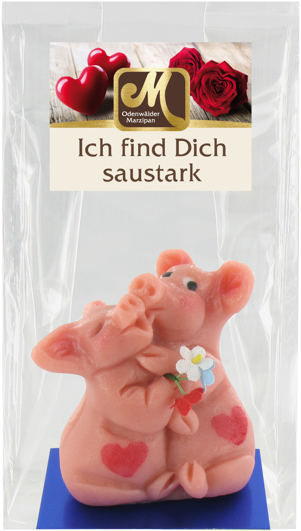 Küssendes Schweinepaar