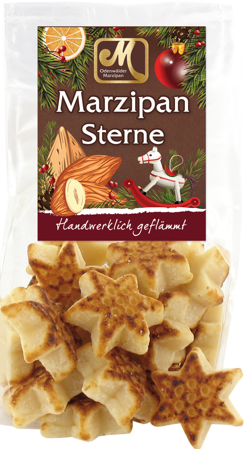 Wintersterne geflämmt