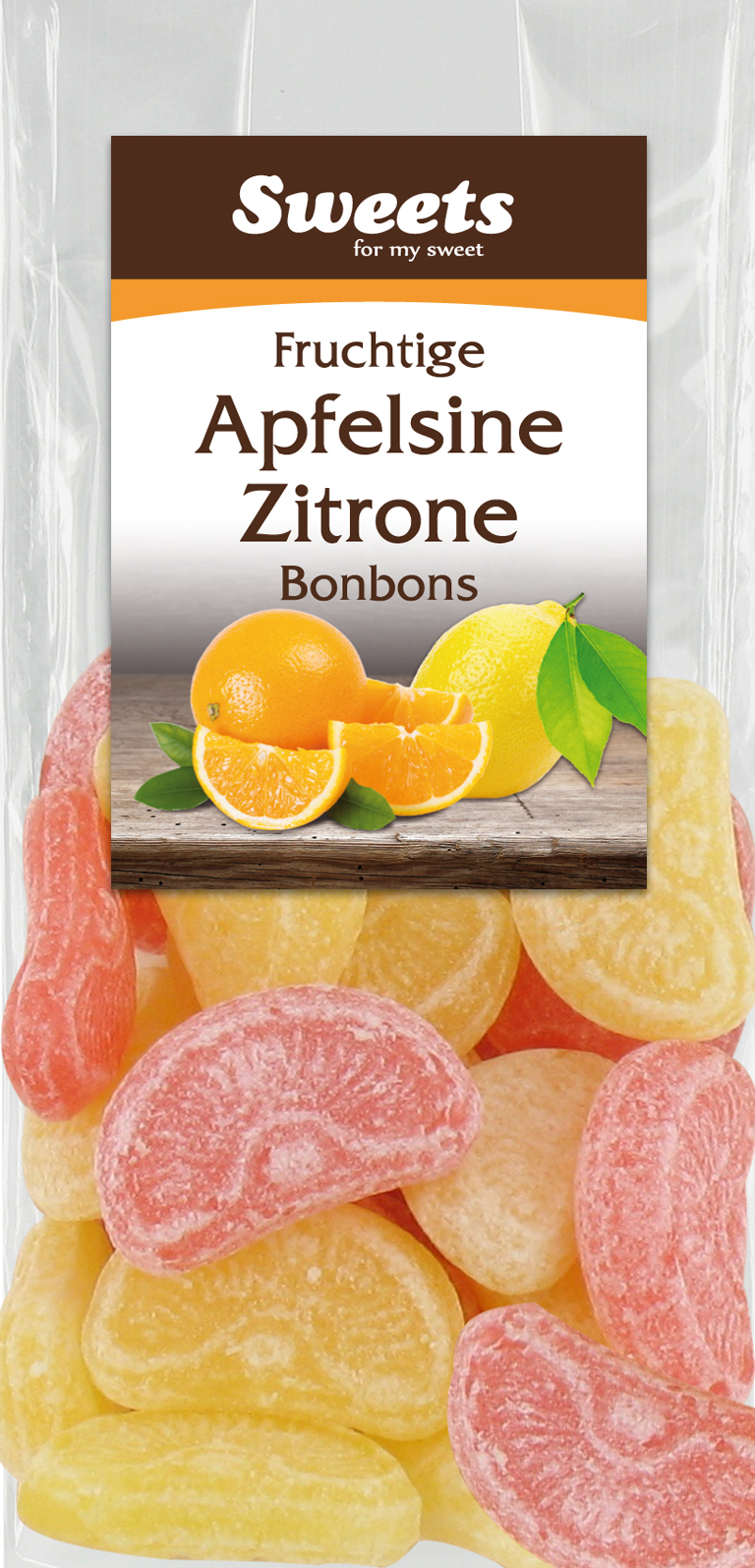 Apfelsinen Zitronen Bonbons